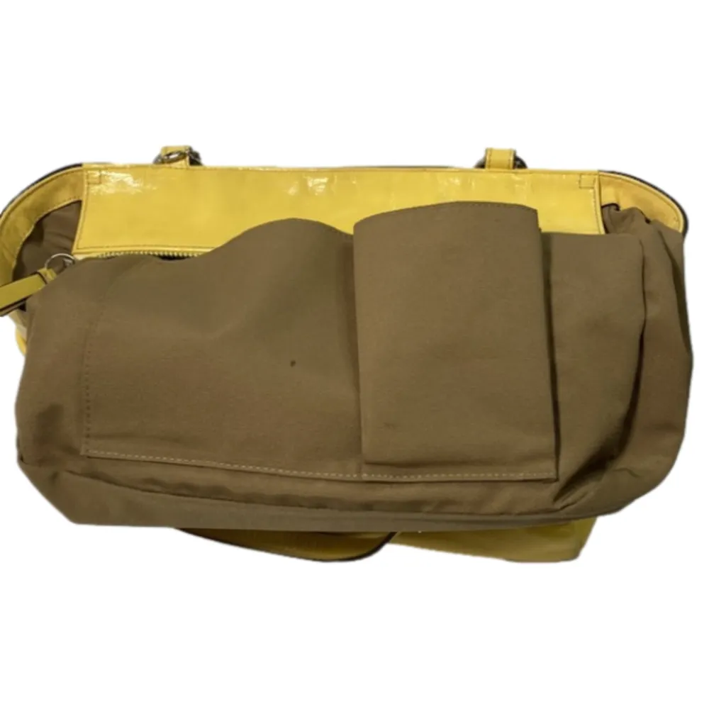 Coach Ashley Yellow Patent Leather Satchel Bag - Image 7