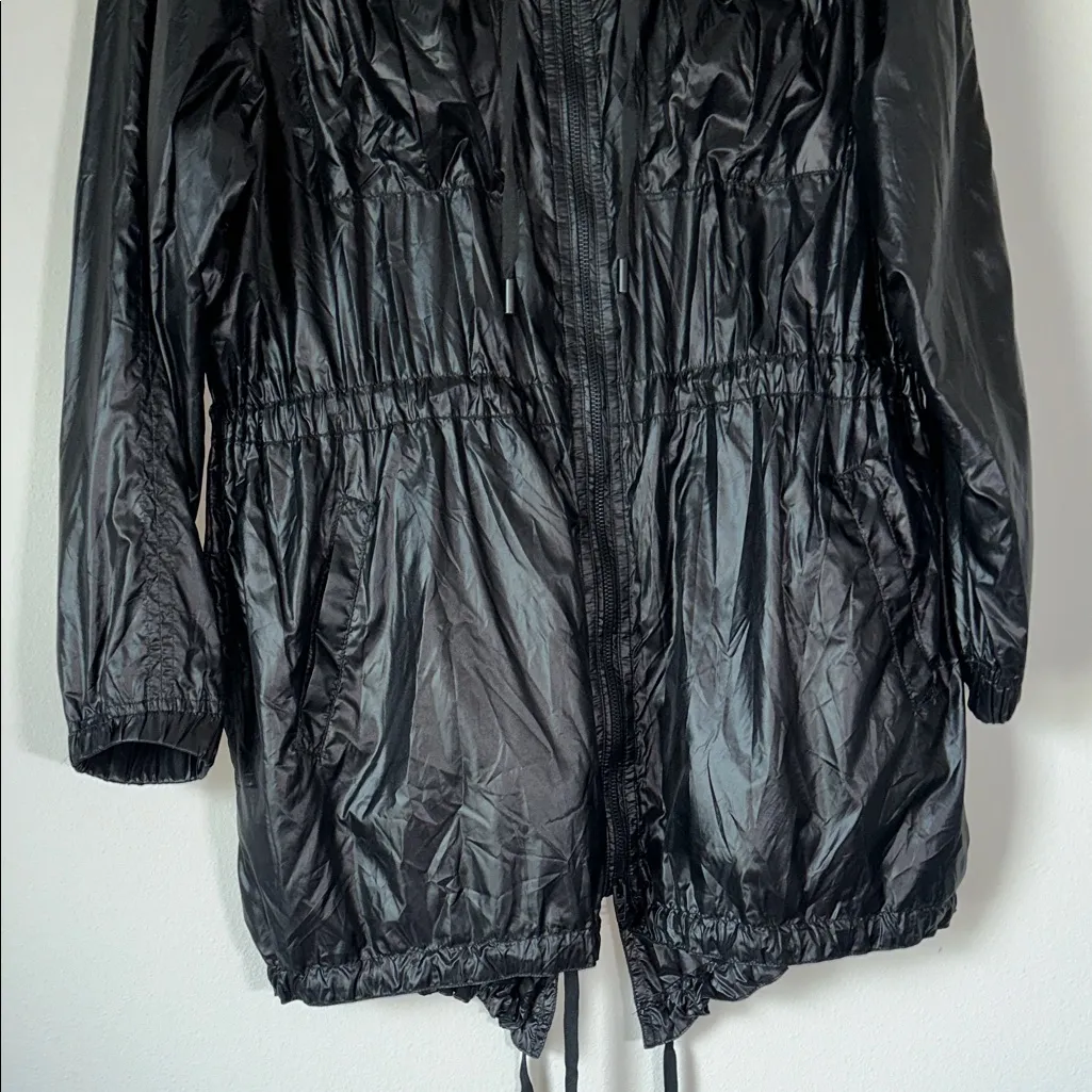Blank NYC Shiny Black Utility Jacket - Image 6