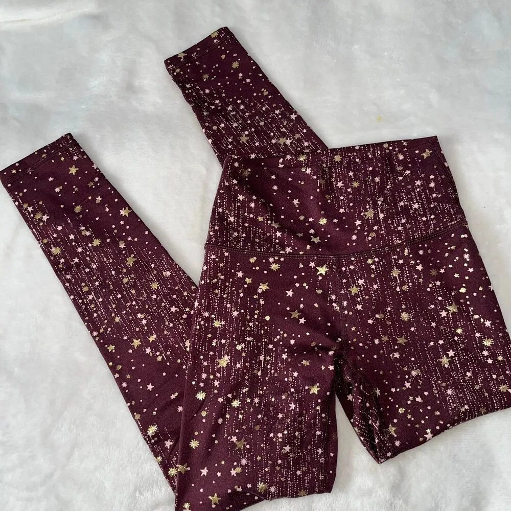 Aerie maroon high rise full length legging - Image 2