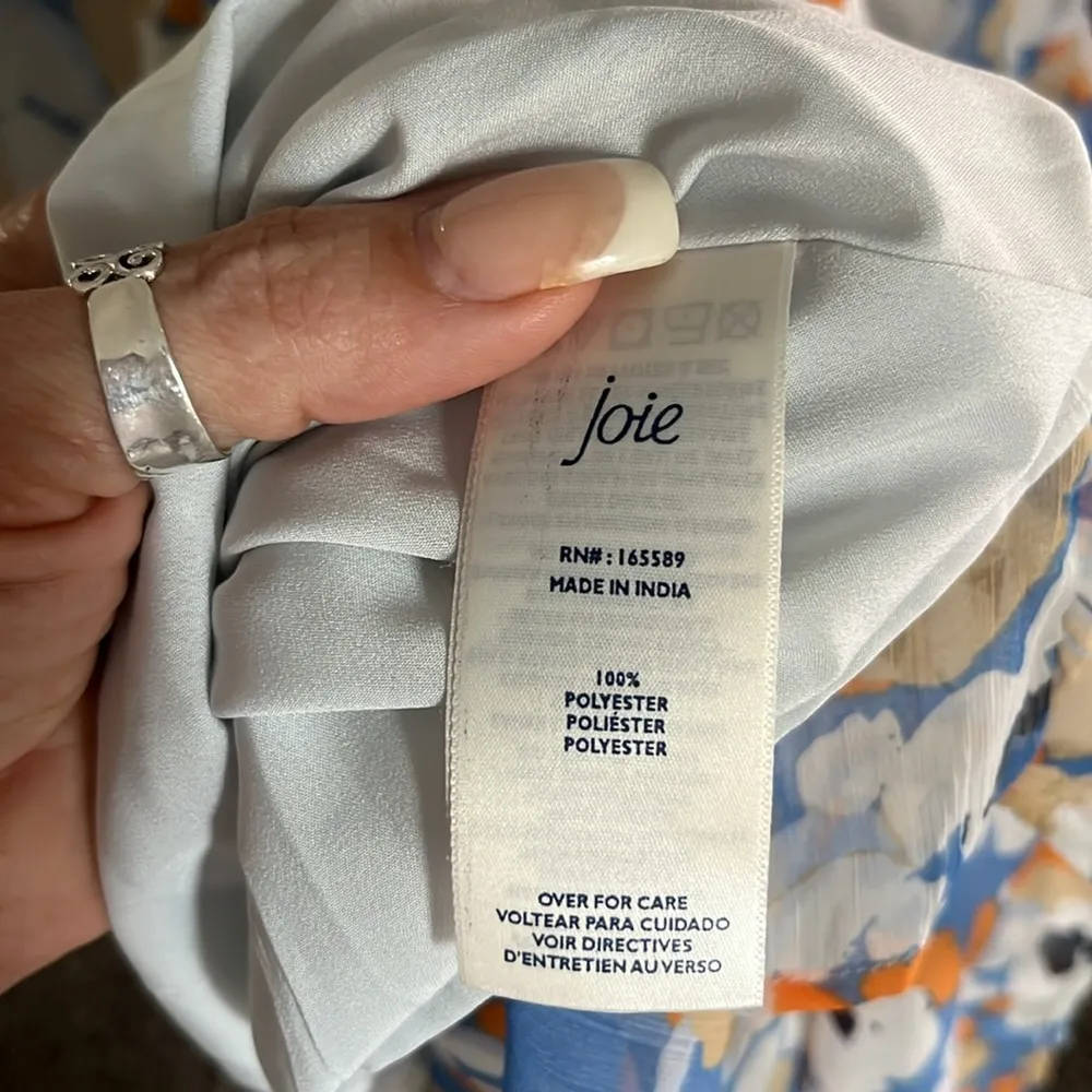 Joie Maxi Dress Hi-Lo Ltd. Ed. Floral Fields Long Sleeve Tiered Maxi Dre… - Image 7