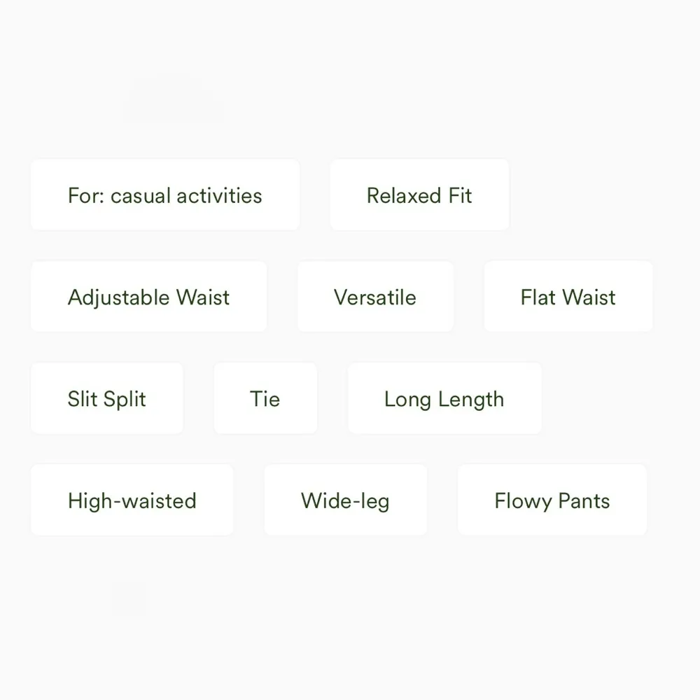 Halara High Waisted Tie Front Split Hem Palazzo Wide Leg Flowy PANT XS NWOT - Image 7