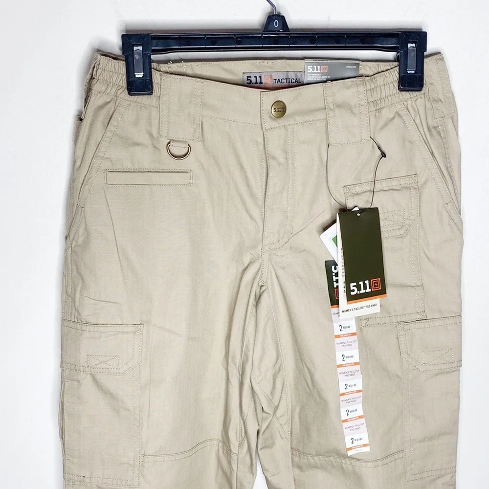 5.11  tactical taclite pro ripstop relaxed fit pants in khaki size 2 - Image 82