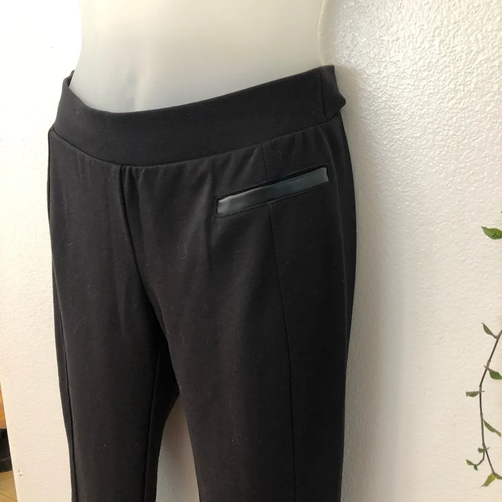 Attention Leggings Pants Black Stretch Elastic - Image 3