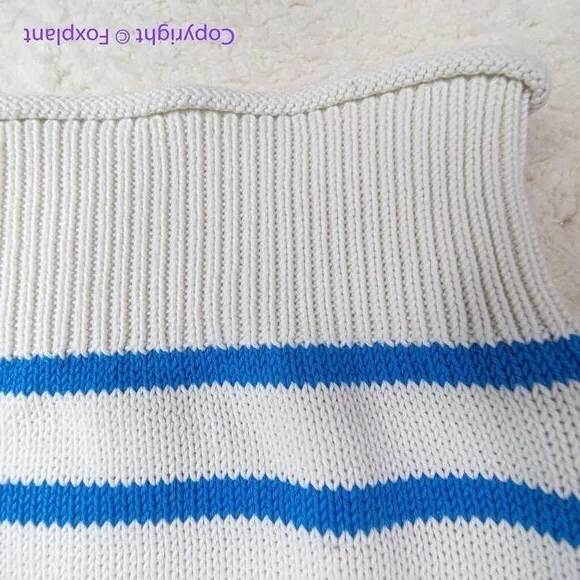 NEW‎ J. Crew New heritage Rollneck™ sweater in stripe, women size S - Image 8