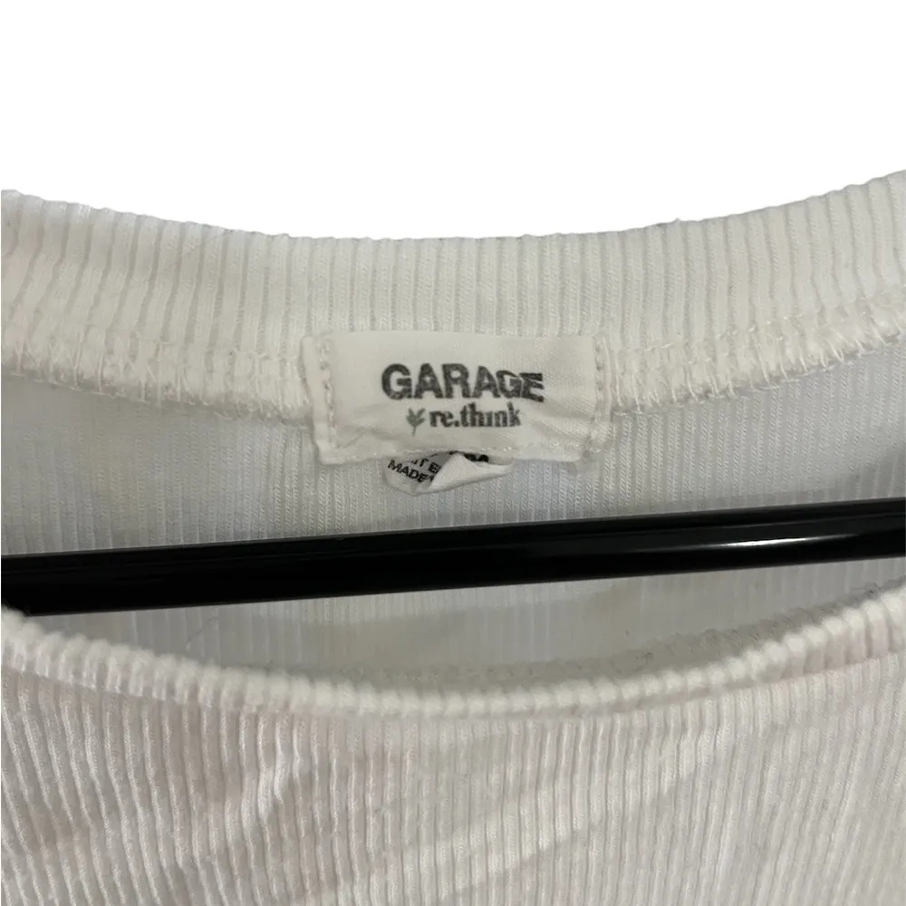 Garage Medium White  Short Sleeve Top - Image 3