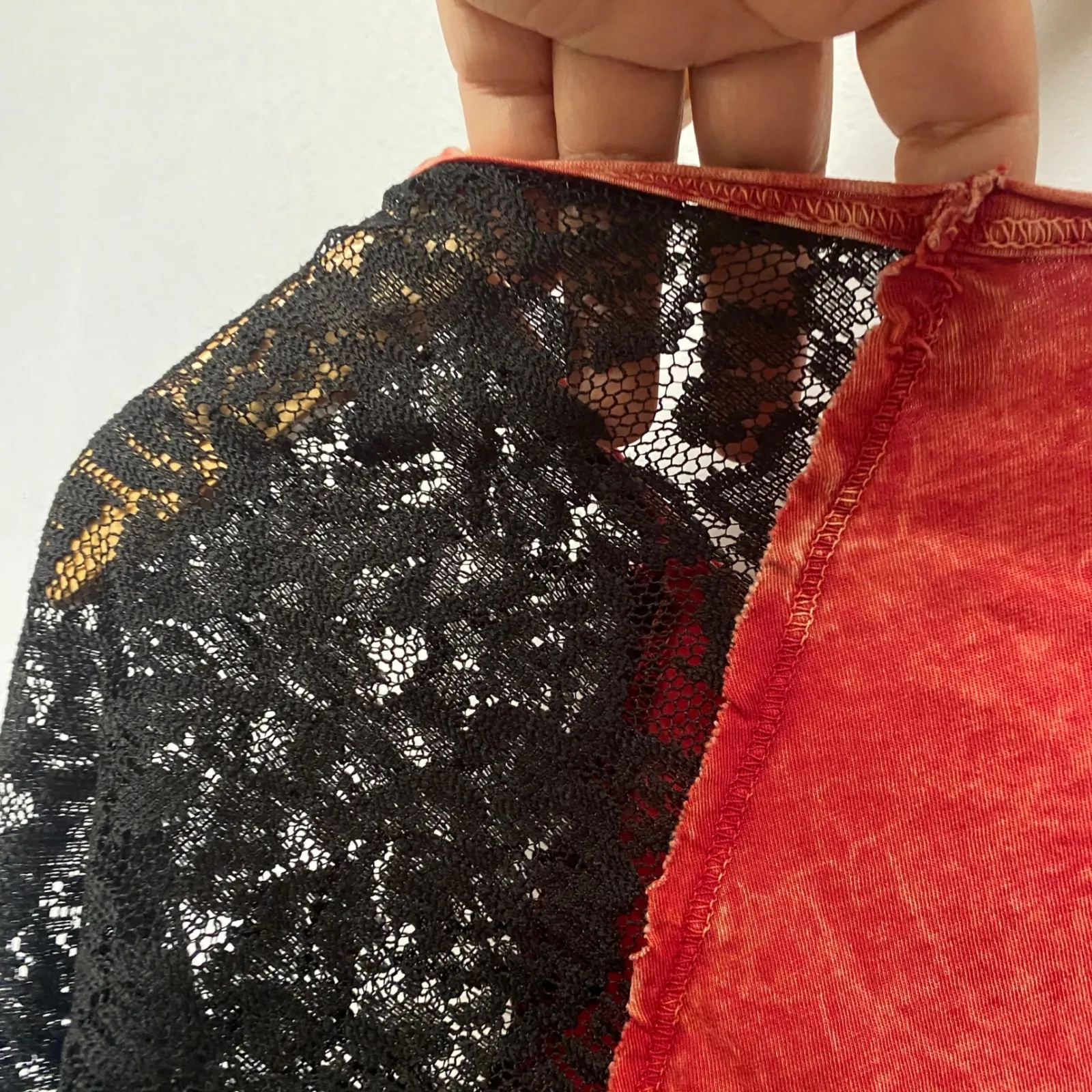 Vintage Grunge Whimsygoth Punk Women S Y2K Lace Long Sleeve Fleur de Lis Graphic - Image 7