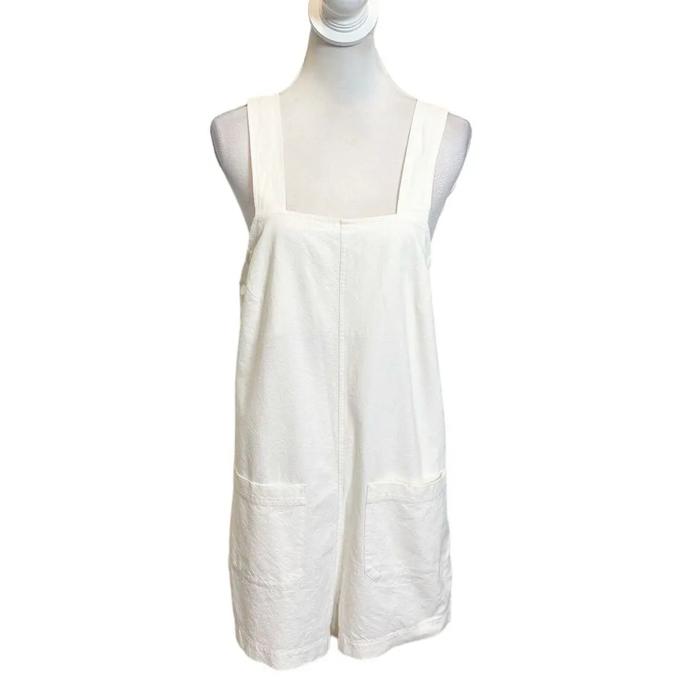 Rolla’s Sailor Linen Playsuit in Vintage White Romper Pockets Women’s Size 10 M - Image 2