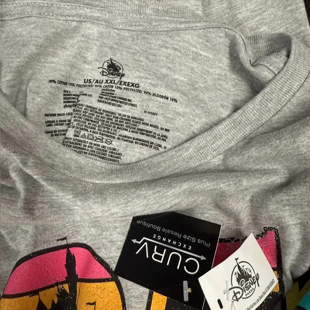 Disney 1955 Disneyland Grey Tee Shirt - New - Size XXL - Image 3