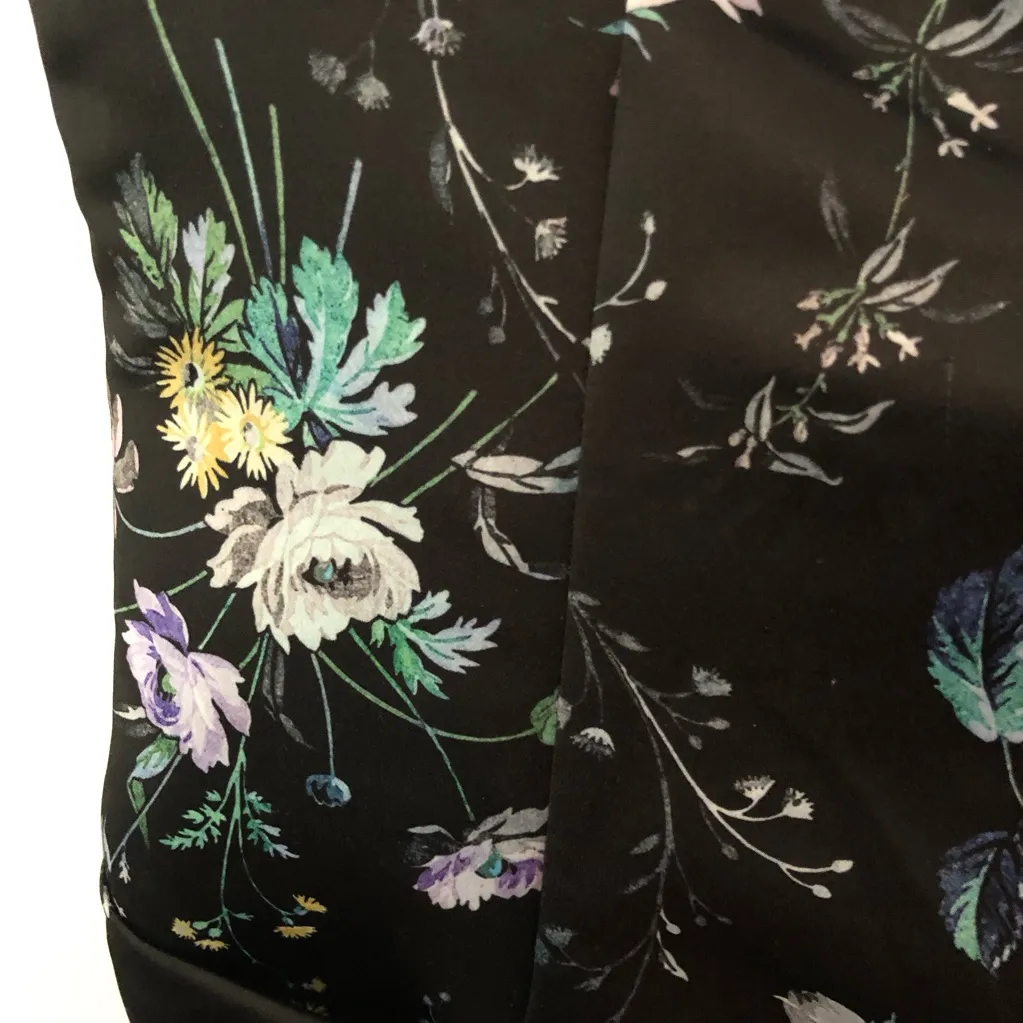 NWT Black Floral Flor et.al Dress Size 2 - Image 5