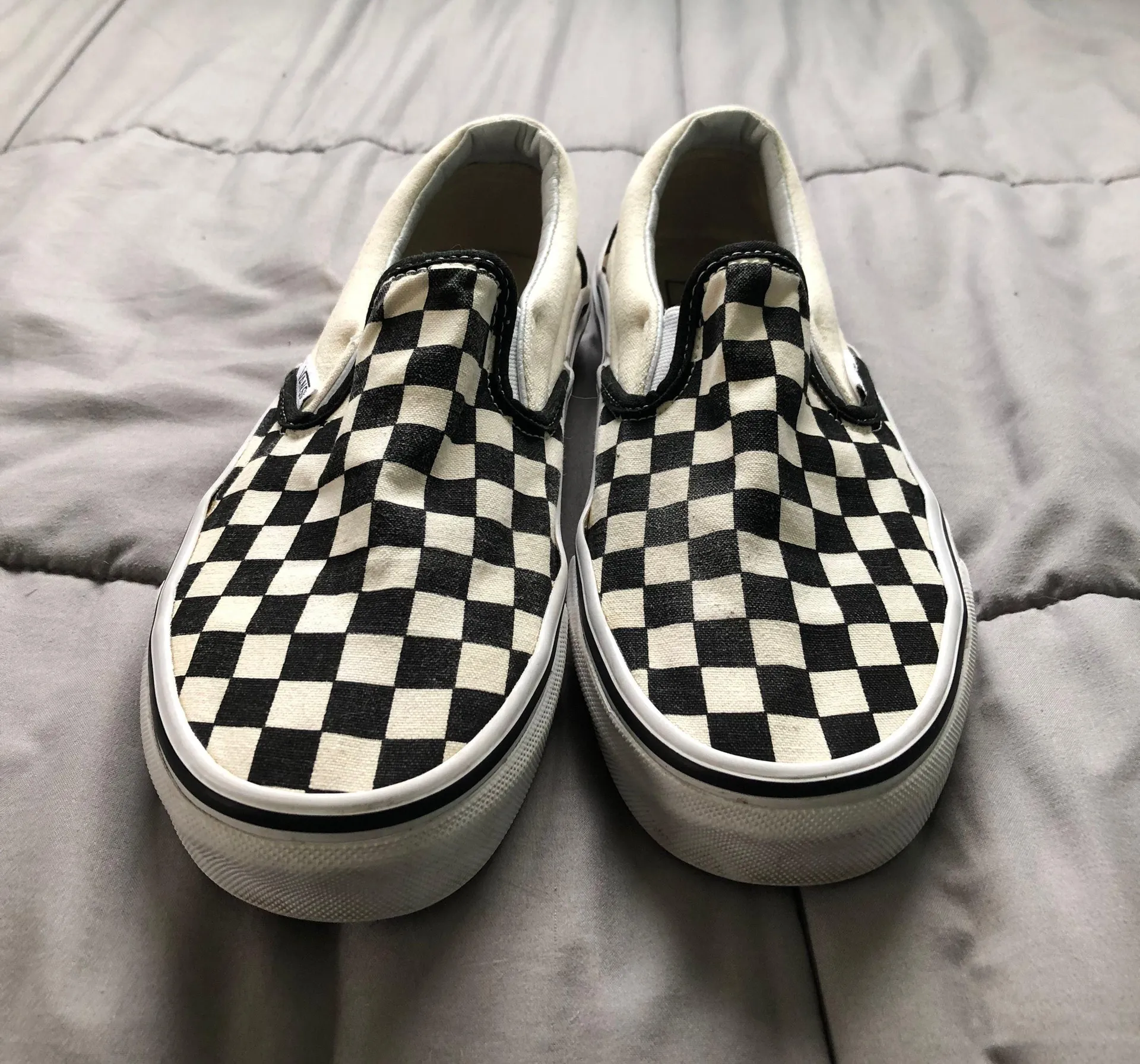 Vans Black Checkered Slip-On - Image 4
