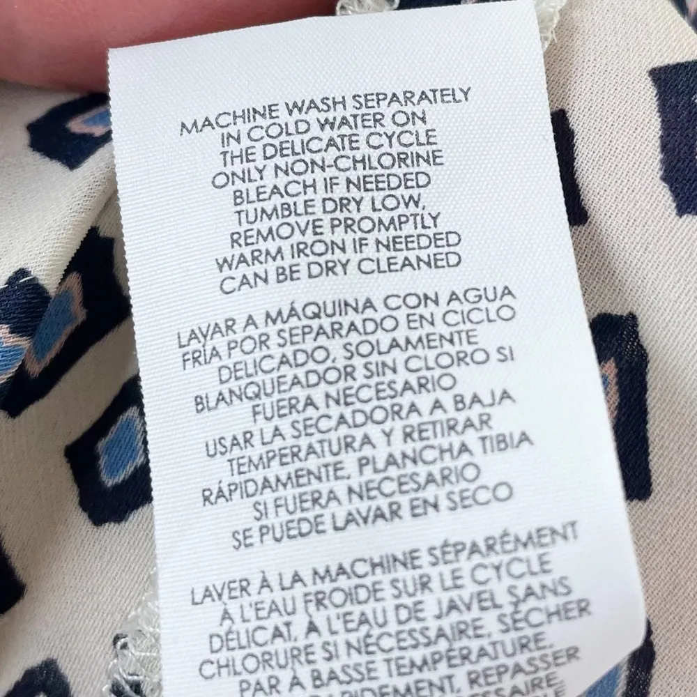 CAbi 3272 Cleo Tunic Tank Sleeveless Printed Scoop Neck Blouse Size Small Career - Image 11