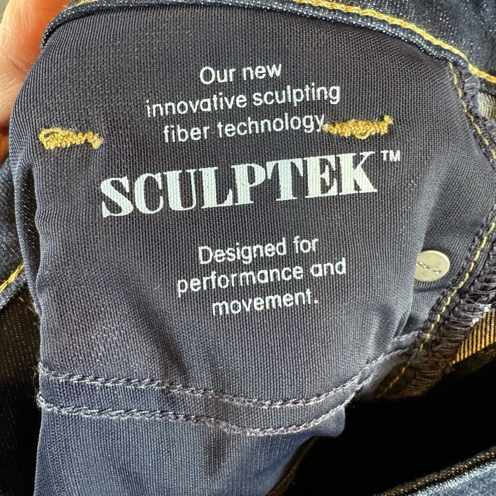 Athleta Jeans Womens 2 Sculptek Ultra Skinny Skinny Midnight Wash Denim - Image 8