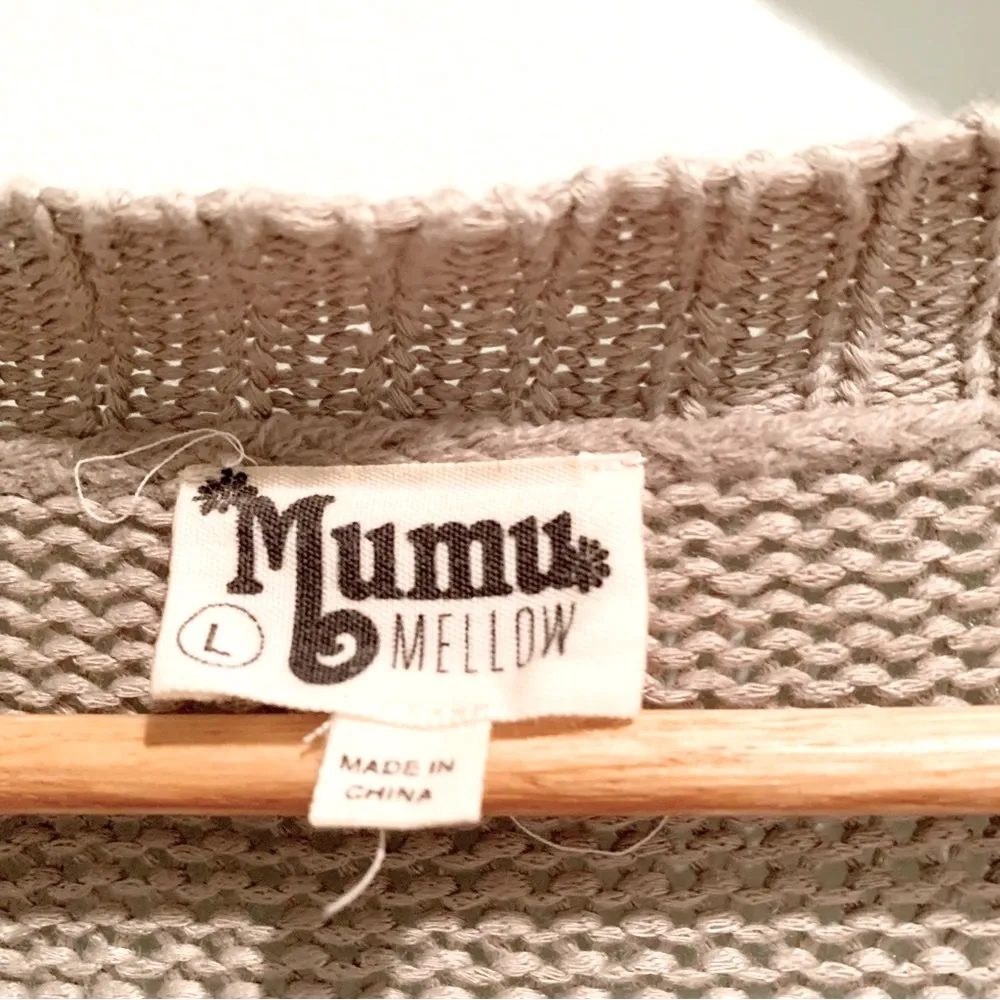 Show Me Your Mumu Mellow Easy Cardi Ojai Bull Skull Knit Cardigan Large L - Image 10