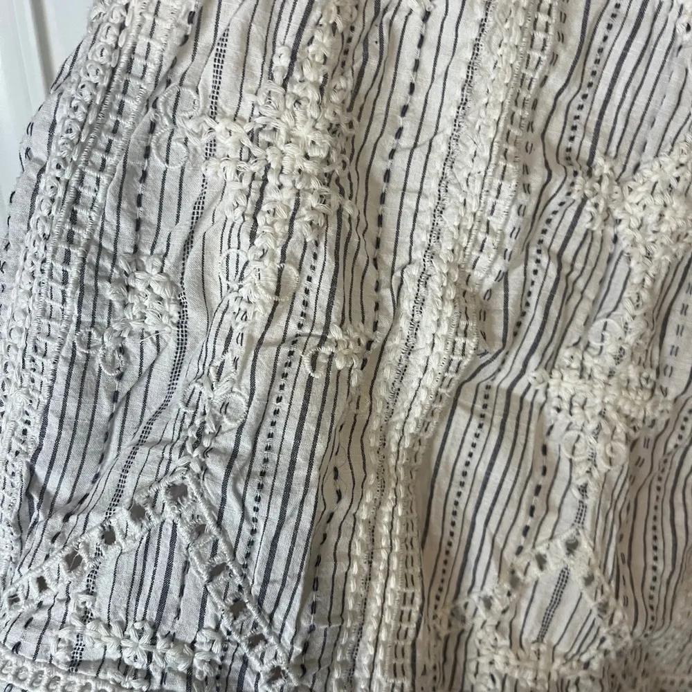 VanessaVirginia Lined Keyhole Back Eyelet Embroidered Tank Top - Image 8