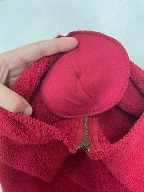 Fuzzy Zip Up Sweater - Image 3