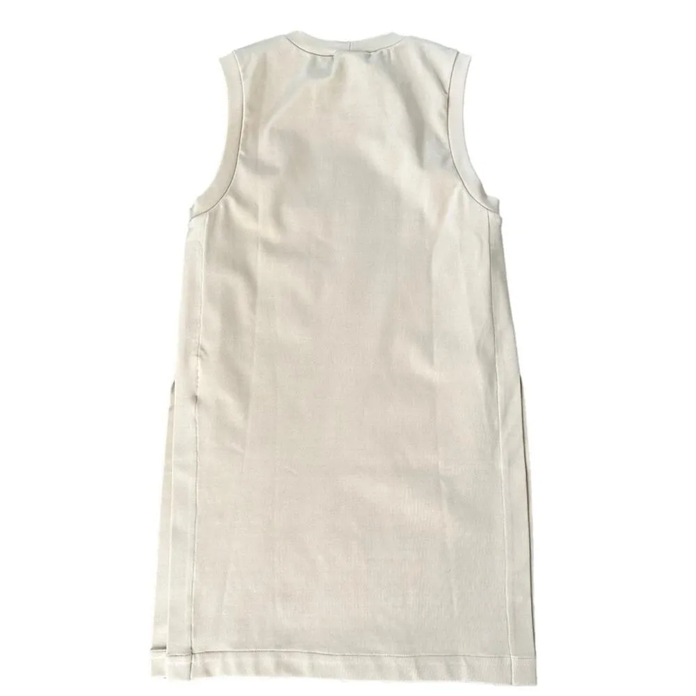 ESSE STUDIOS Split Tank Top Tunic US 8 /AU 12 Longline Layering Minimalist NWT Tan - Image 4