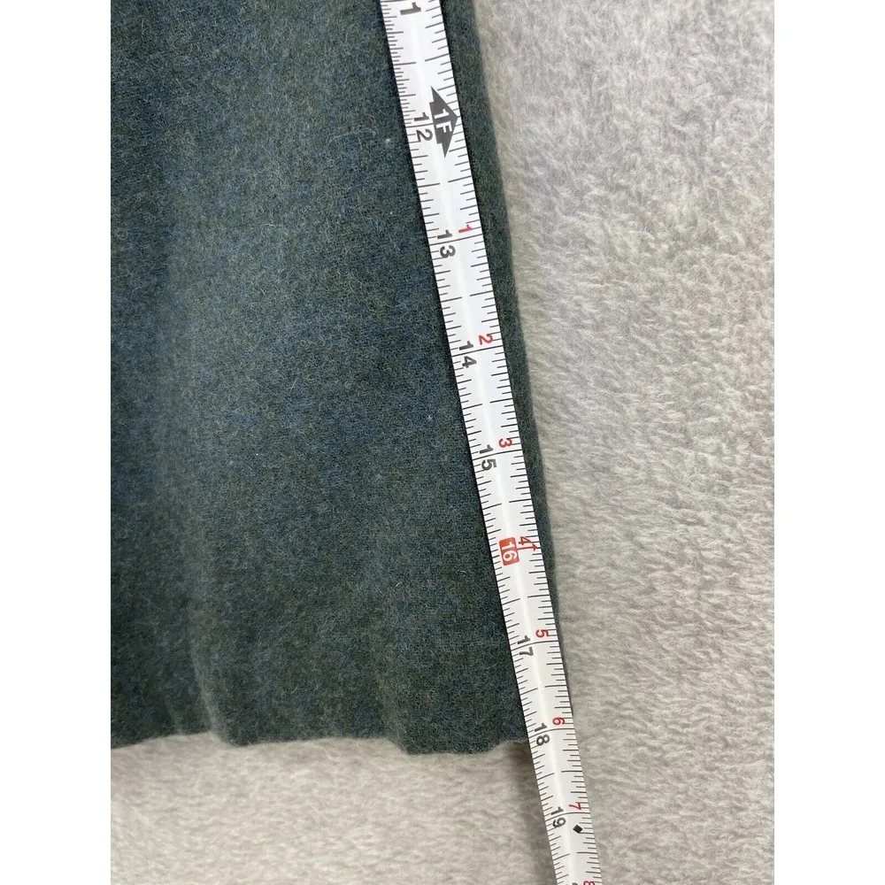 Buffalo David Bitton  Women's Bermuda Shorts Wool Blend Solid Green Size 28 Leash - Image 11