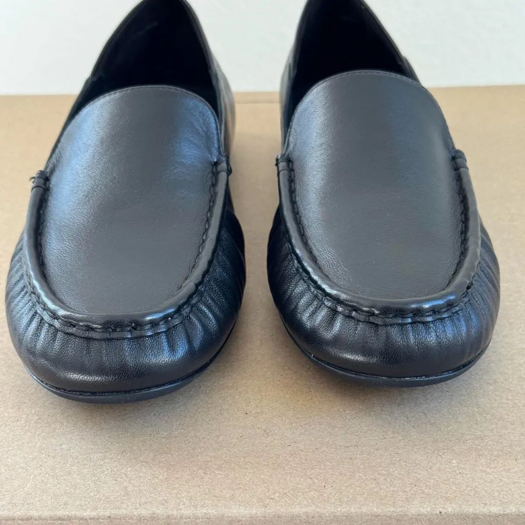 Everlane Leather Day Driver Loafer in Black, size 7 - Image 6