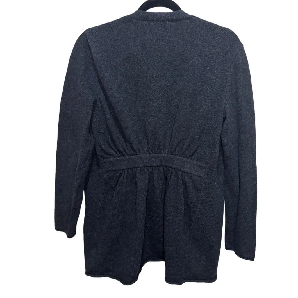 Patagonia Loislee Wrap Open Cardigan Sweater - Charcoal M - Image 4