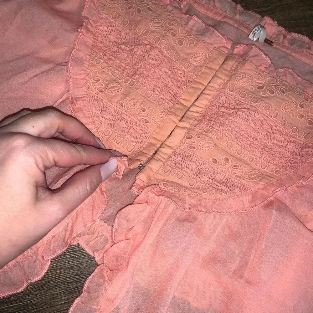 Free  People Sweet Sarah Tank Top At In Pink Star Moth
$78 Medium Nwot spring - Image 2