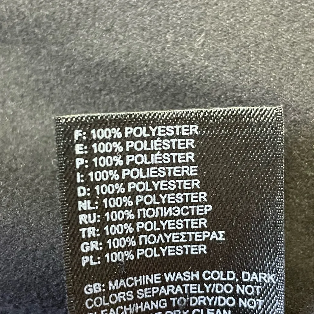 The North Face Osito Fleece Fuzzy 1/4 Zip Pullover Black Womens Medium Soft Cozy - Image 8