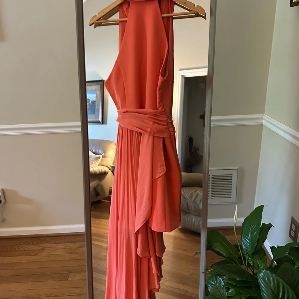 NBD/Revolve Omri Mini Dress in Poppy Orange Elegant Orange Sleeveless Size Large - Image 5