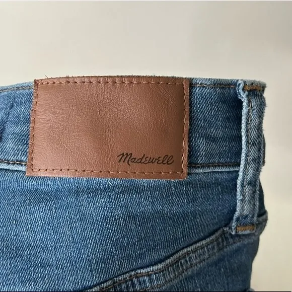 Madewell Petite 10" High-Rise Skinny Jeans Mackey Wash Women's Size 25P - Image 12