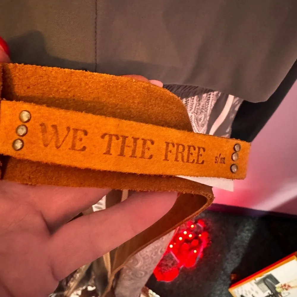 We The Free Tan Belt with Silver Accents - Image 5