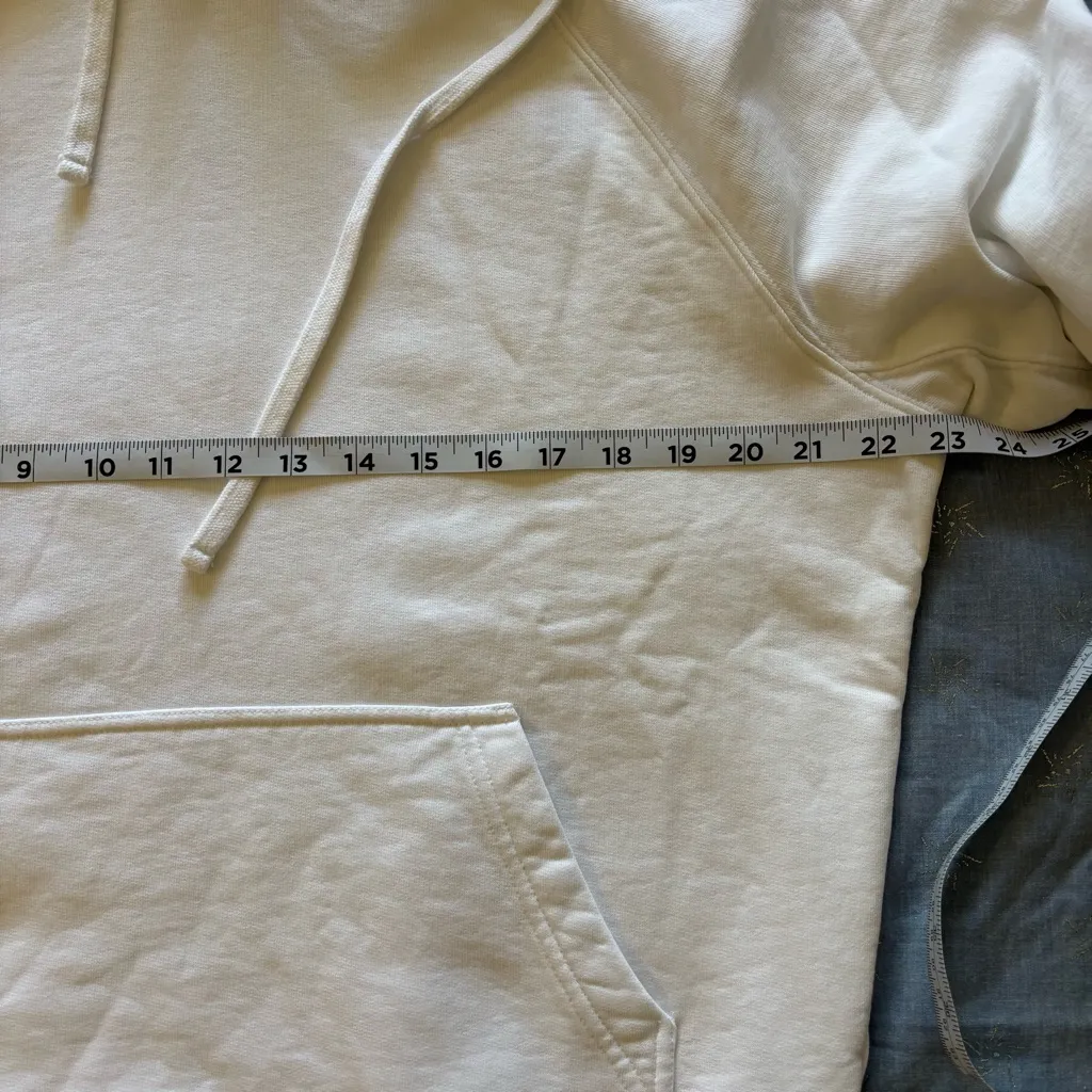 Zadig & Voltaire White Hoodie with Gold Skull Design - Image 10