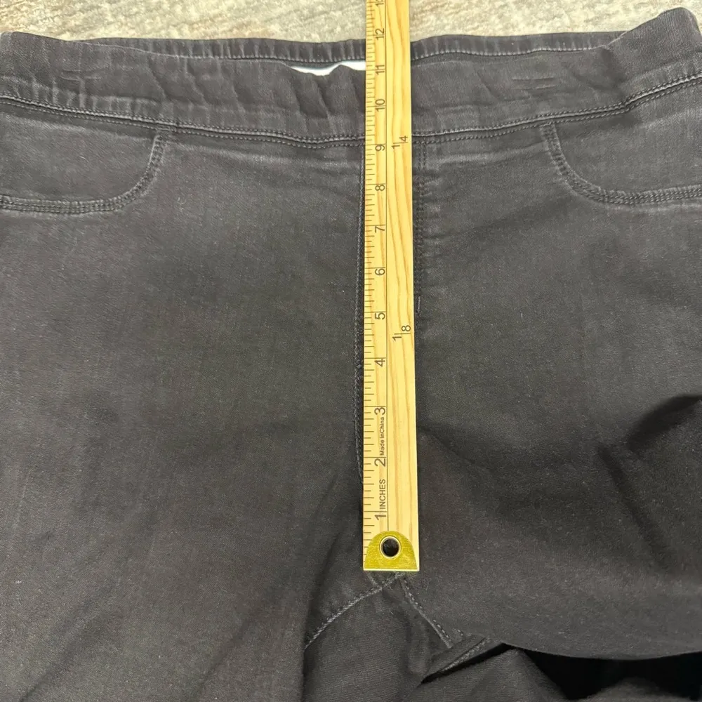 Old Navy Black Rockstar Pull On Stretch Jeggings Tall - Image 7