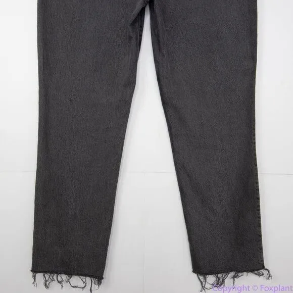 Madewell Perfect Vintage Jean in Cosner Wash: Knee-Rip Edition,‎ women's size 30 - Image 8