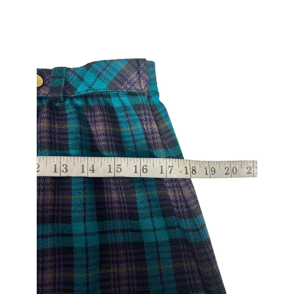 Cape Cod Sportswear Women's Long Plaid Skirt Size 14 - Image 6