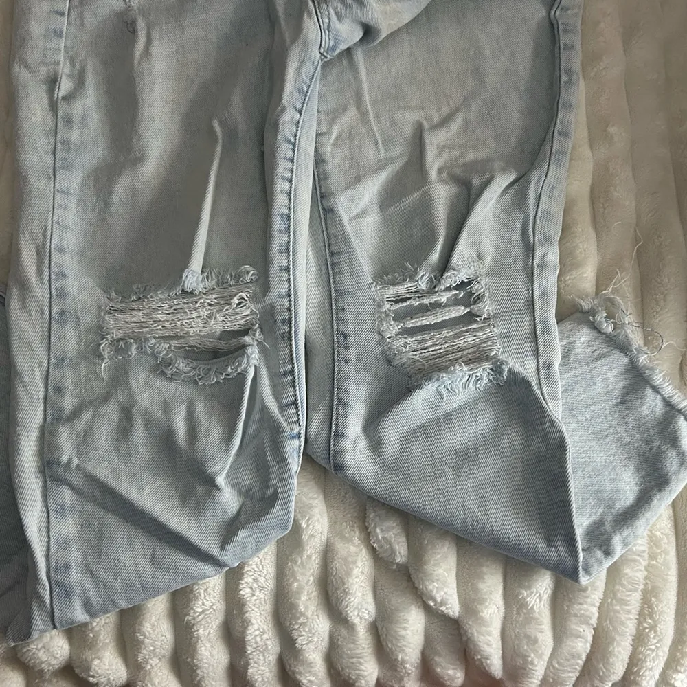 SO Blue High Rise Distressed Jeans - Image 4