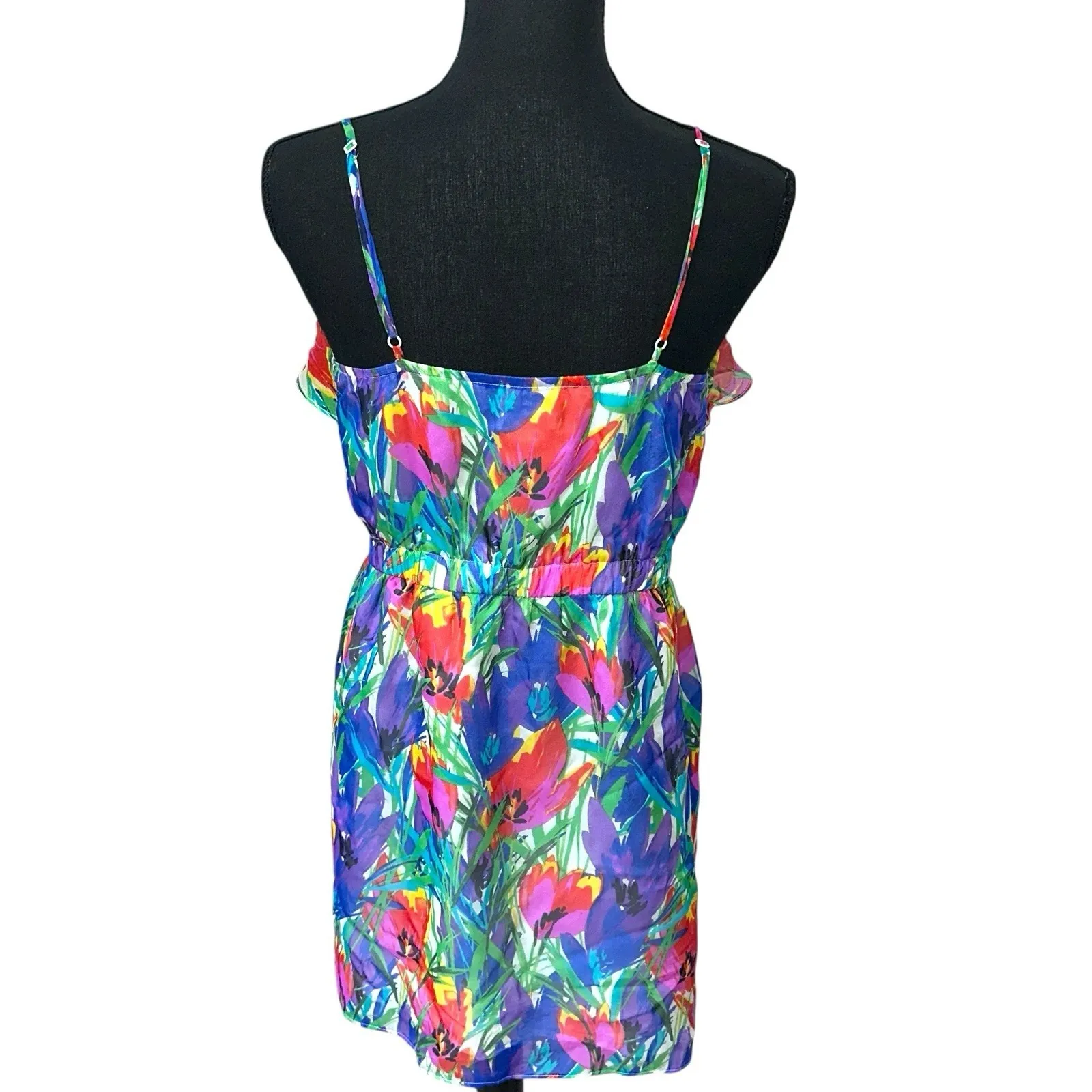 Shosanna Dress‎ Silk Multi Color Floral Lined Sundress Size 2 - Image 5