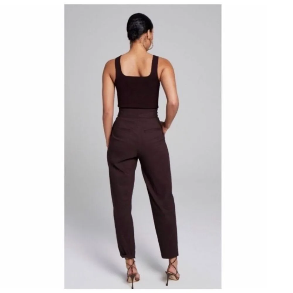 A.L.C. Victoria High-End Designer Black Stretch Knit Tank Top Size Medium - Image 3