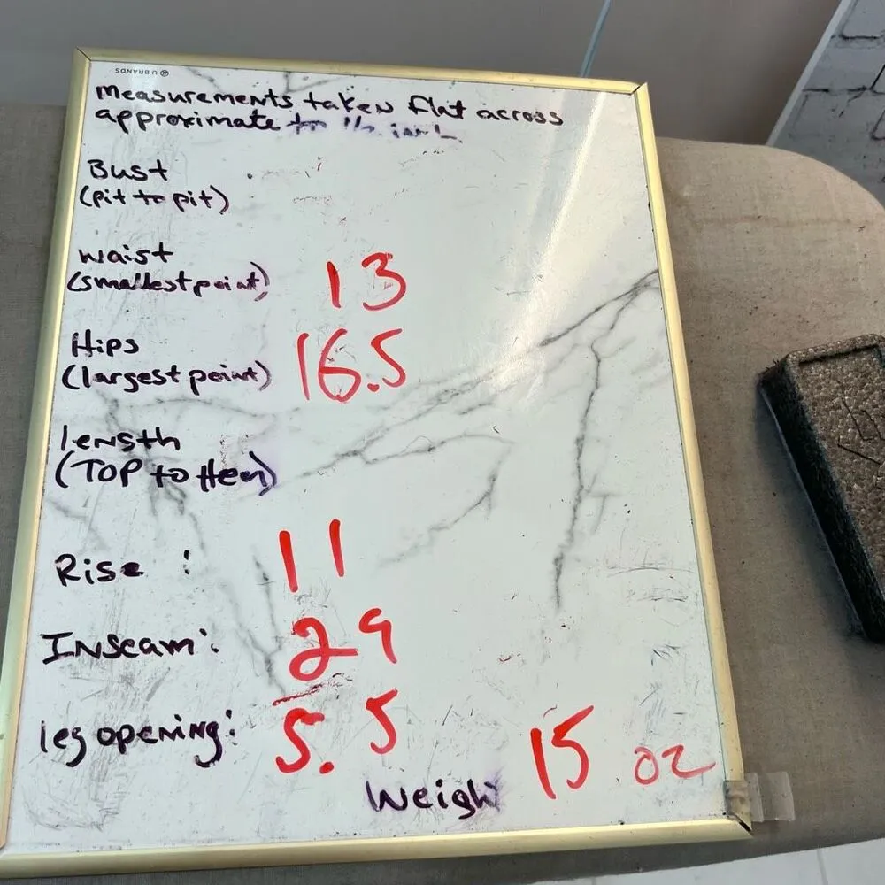 BDG Blue Corduroy 100% Cotton High Rise Mom Pants Size 25 - Image 10