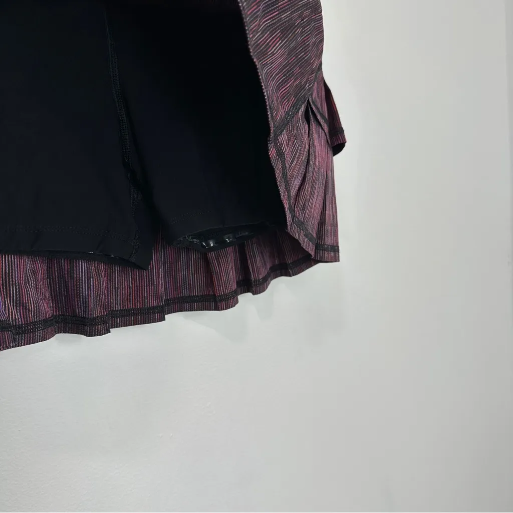 Lululemon Run Pace Setter Skirt Wee Are From Space Black March Multi Black 4 - Image 6