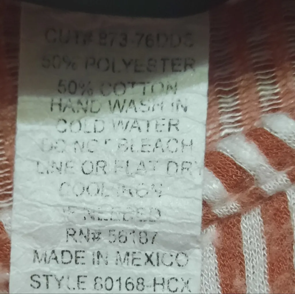 Promises Promises Short Sleeve Blouse Size 3X Red - Image 6