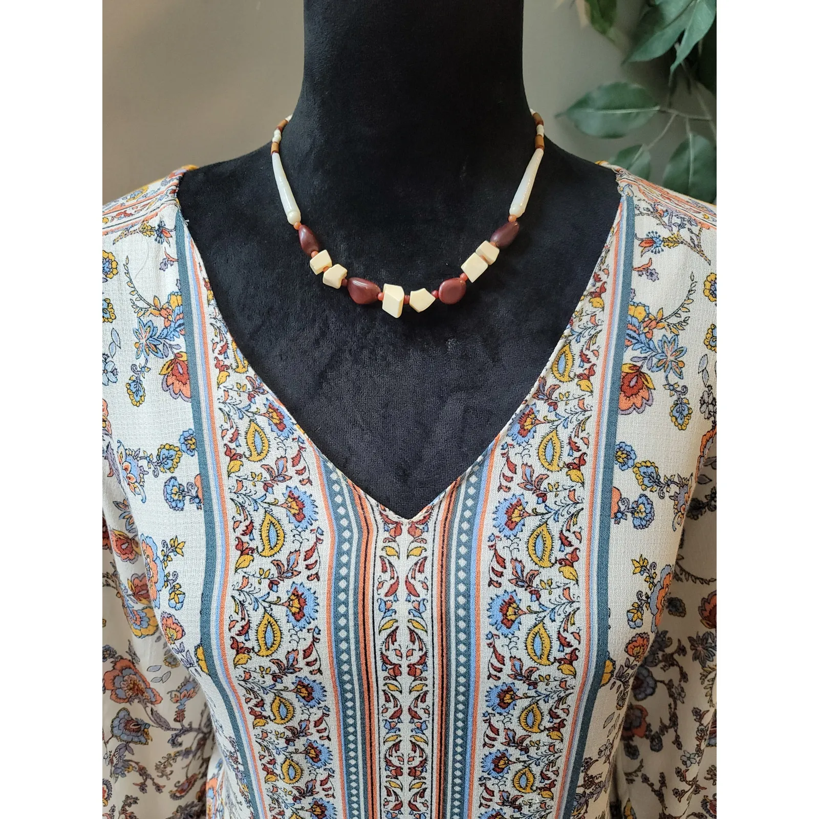 Cynthia Rowley Blouse Women's Large Multicolor Viscose Floral Boho Peasant Top - Image 3