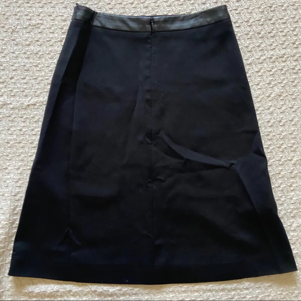 Boss Hugo Boss  Skirt Size 2 Knee Length Black - Image 7