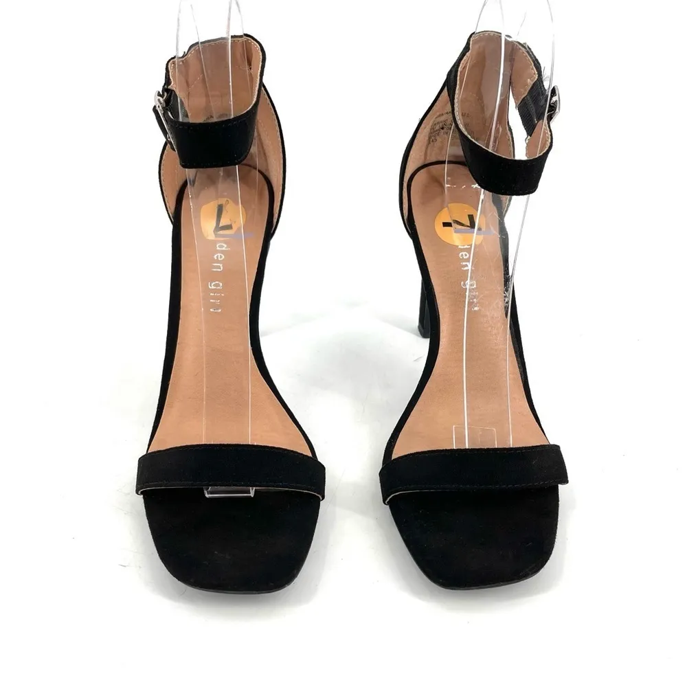 Madden Girl ARA Square Toe Suede Ankle Strap Heel - Image 3