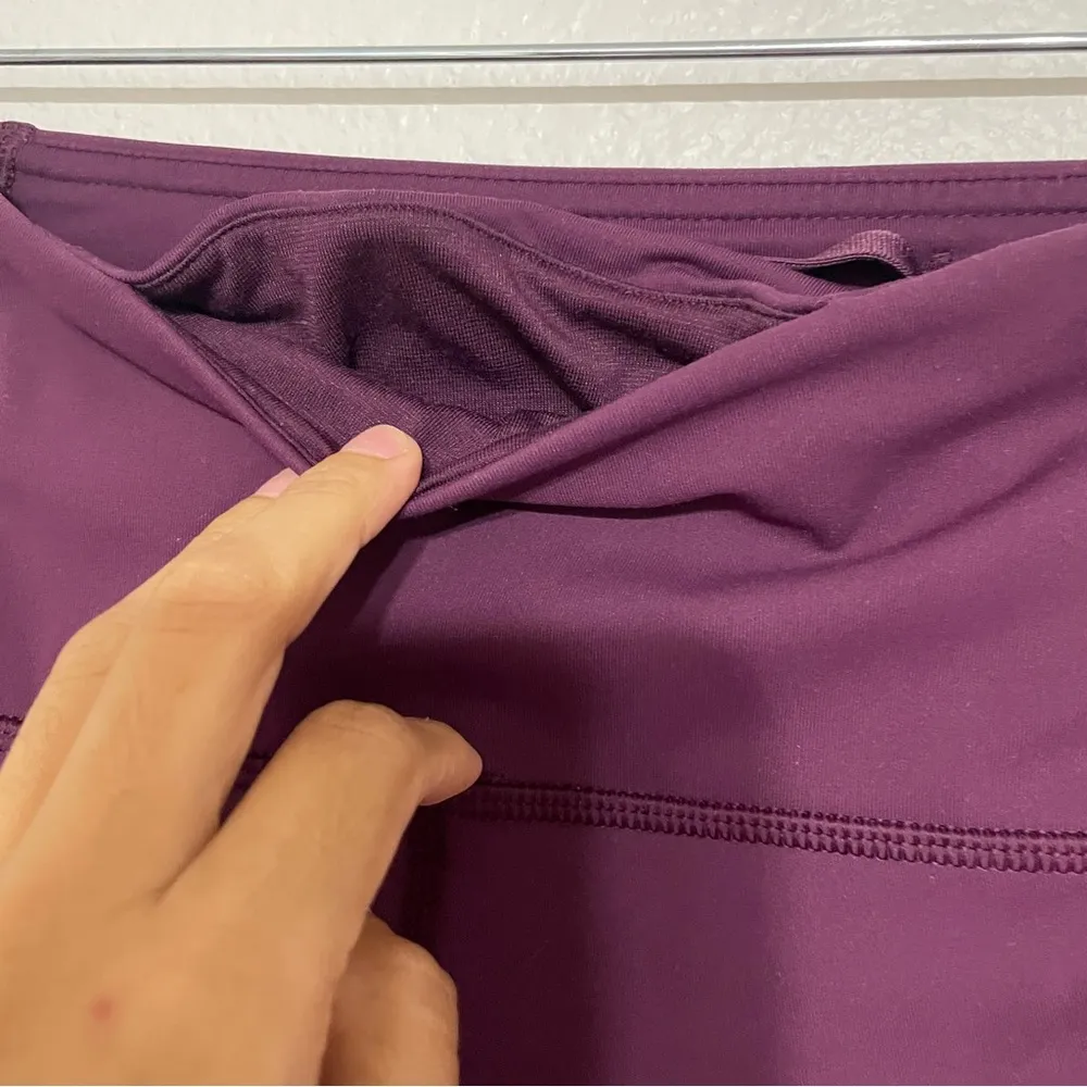 Lululemon  | Purple Plum Cropped Leggings - Image 7