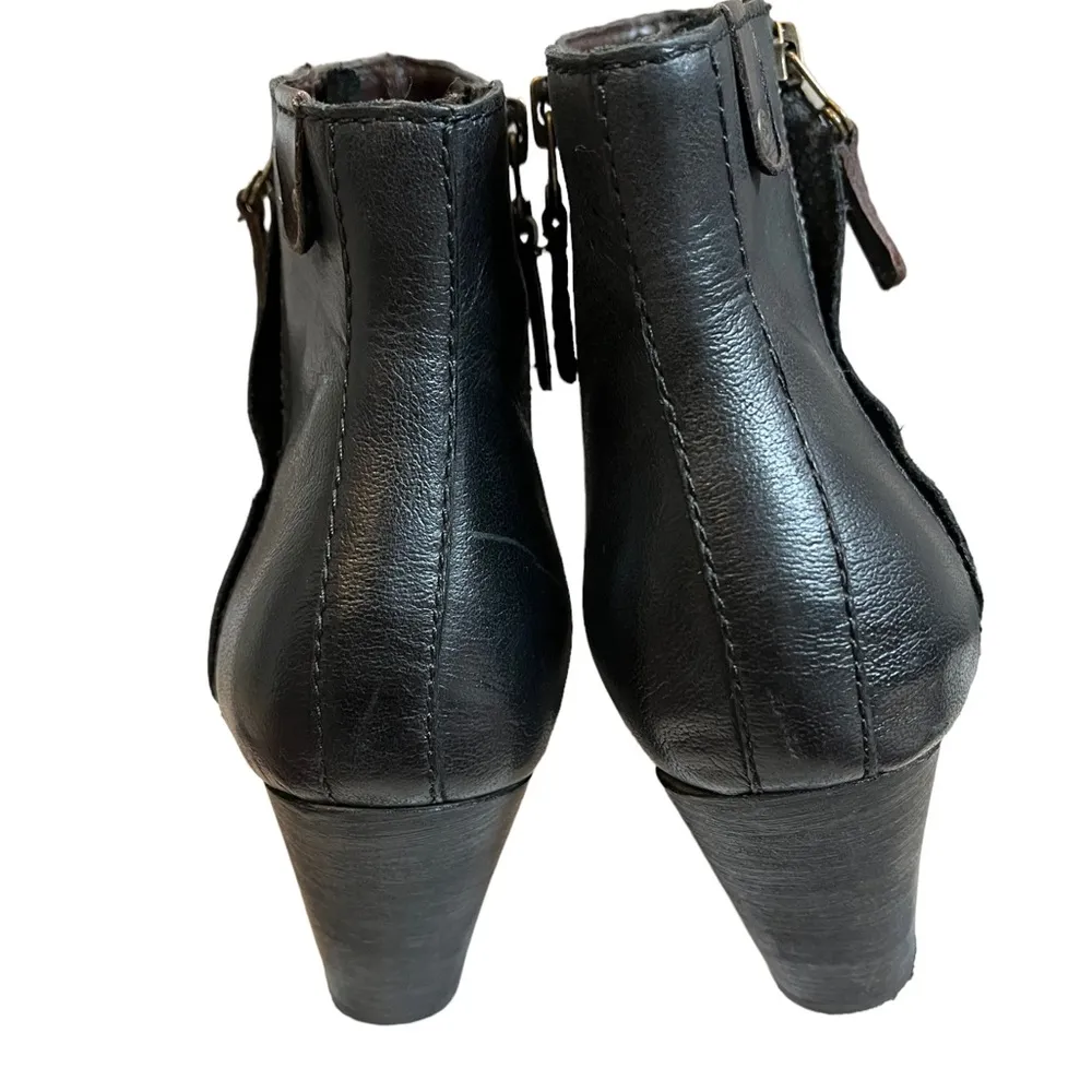 OTBT Redway Black Leather Platform Booties - Image 12
