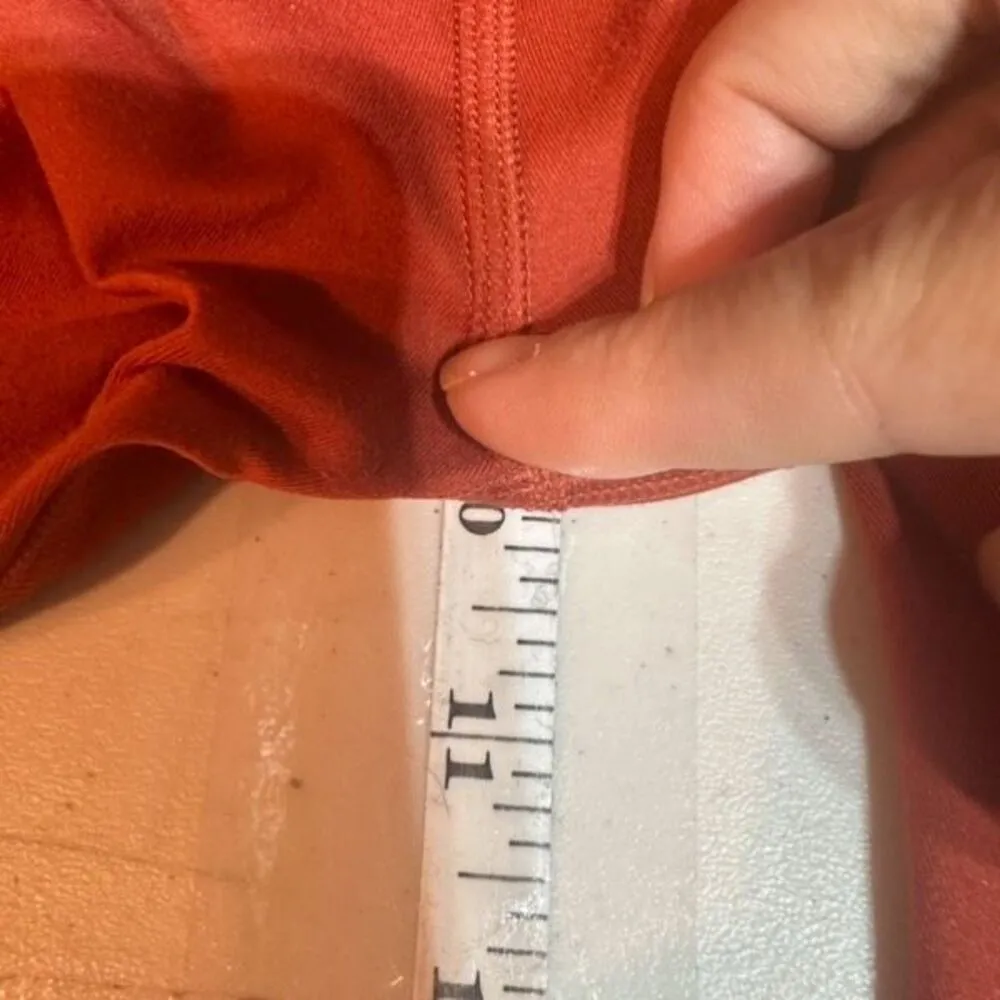 Girlfriend Collective Azalea Compressive High-Rise Legging Size XXS Orange - Image 11