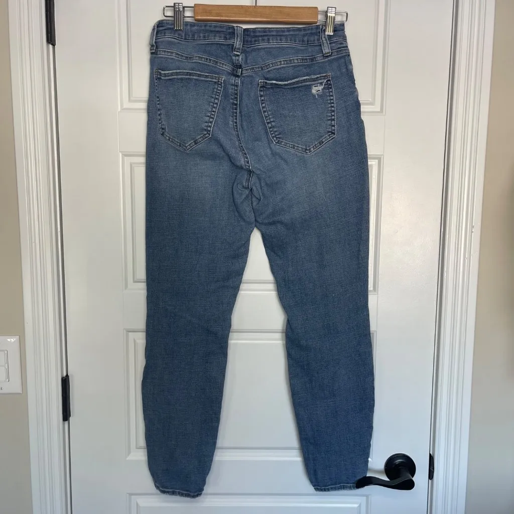 Pistola Distressed Skinny Jeans Women's Size 28 Blue Denim Cotton Rayon FAIR - Image 3