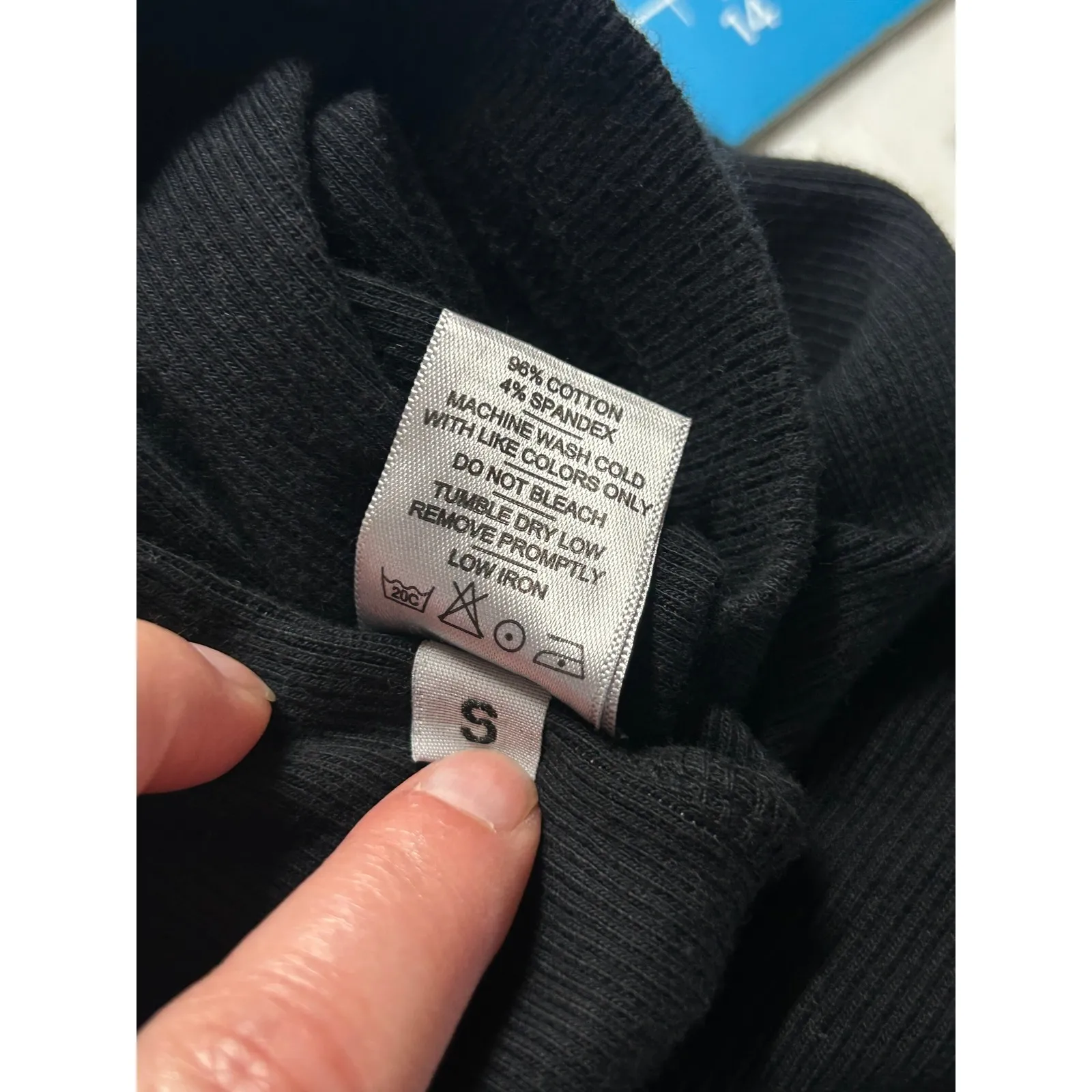 American Giant Women's Ribbed Sleeveless Black Midweight Tank Top S Small NWOT - Image 8