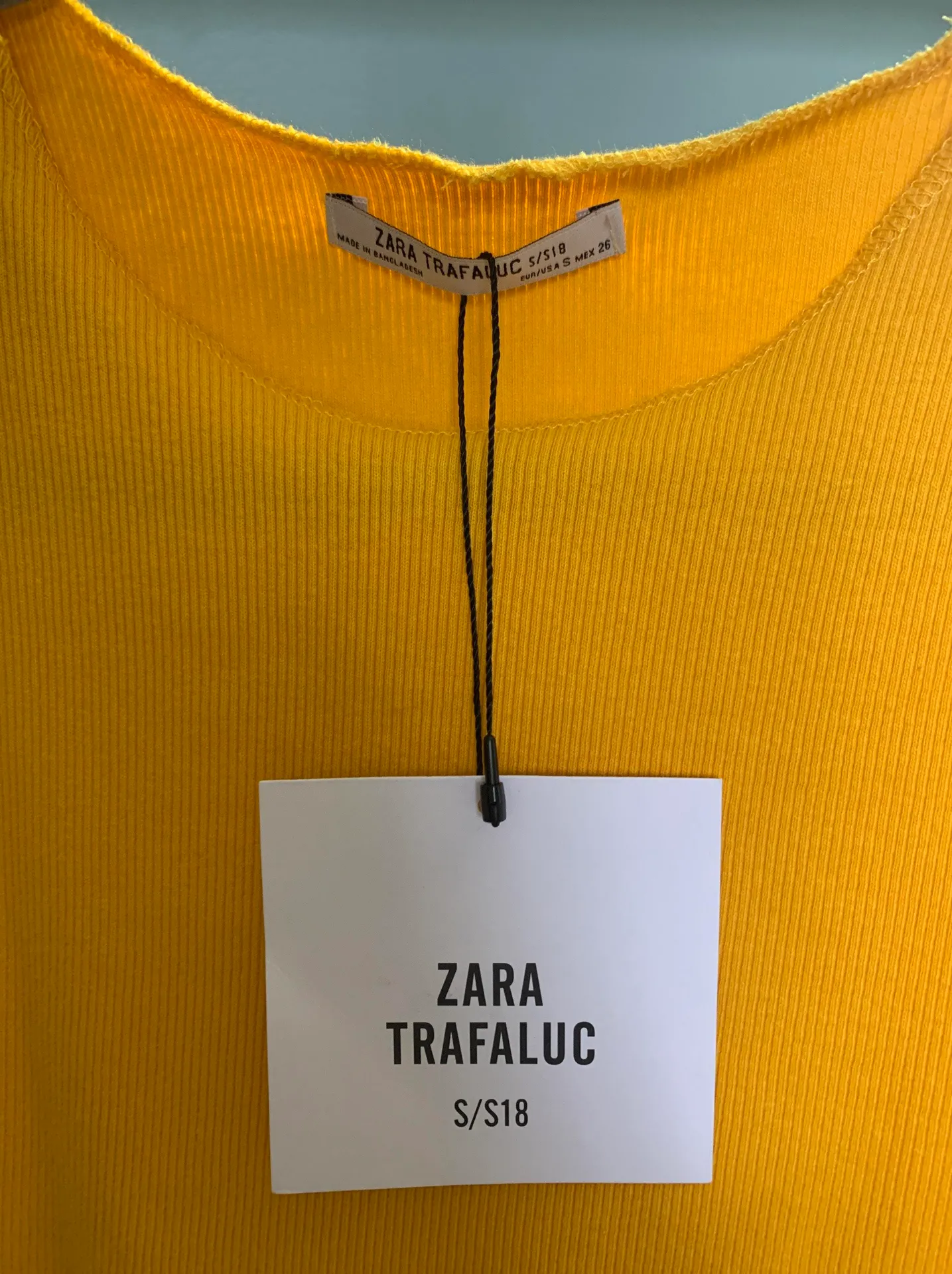 ZARA Yellow Tank Top - Image 3