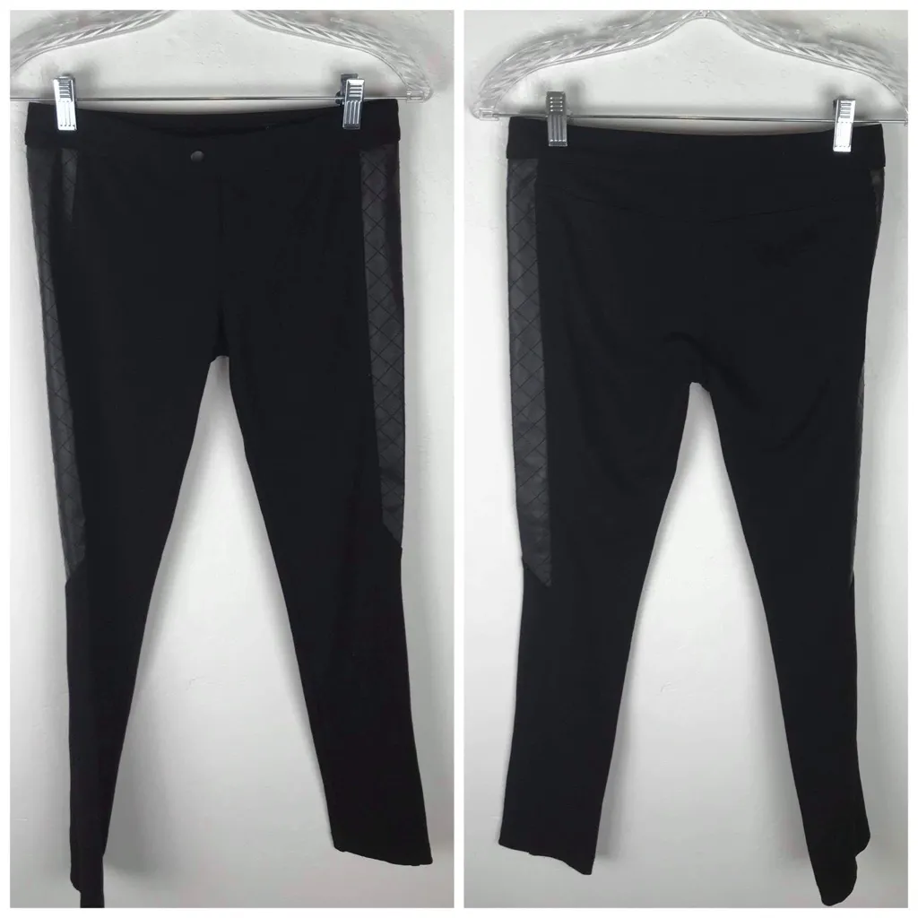 Club Monaco Faux Leather Legging Size 0 Essential Workwear Classic - Image 2