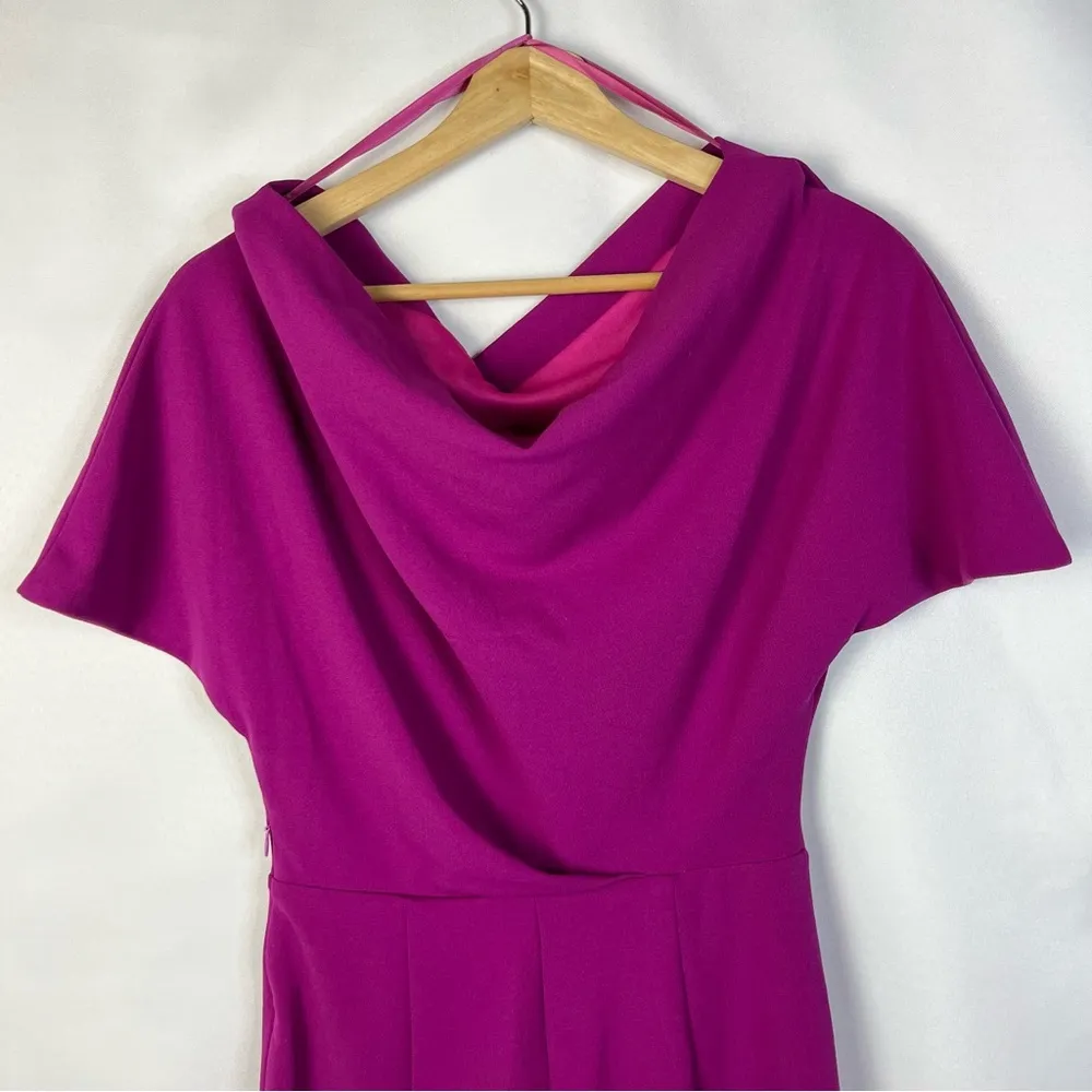 Alexia Admor Olivia Fuchsia Purple Off the Shoulder Sheath Dress XS - Image 5
