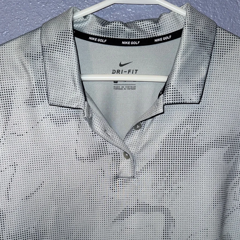 Nike Women's Gray Polo Shirt - Image 2
